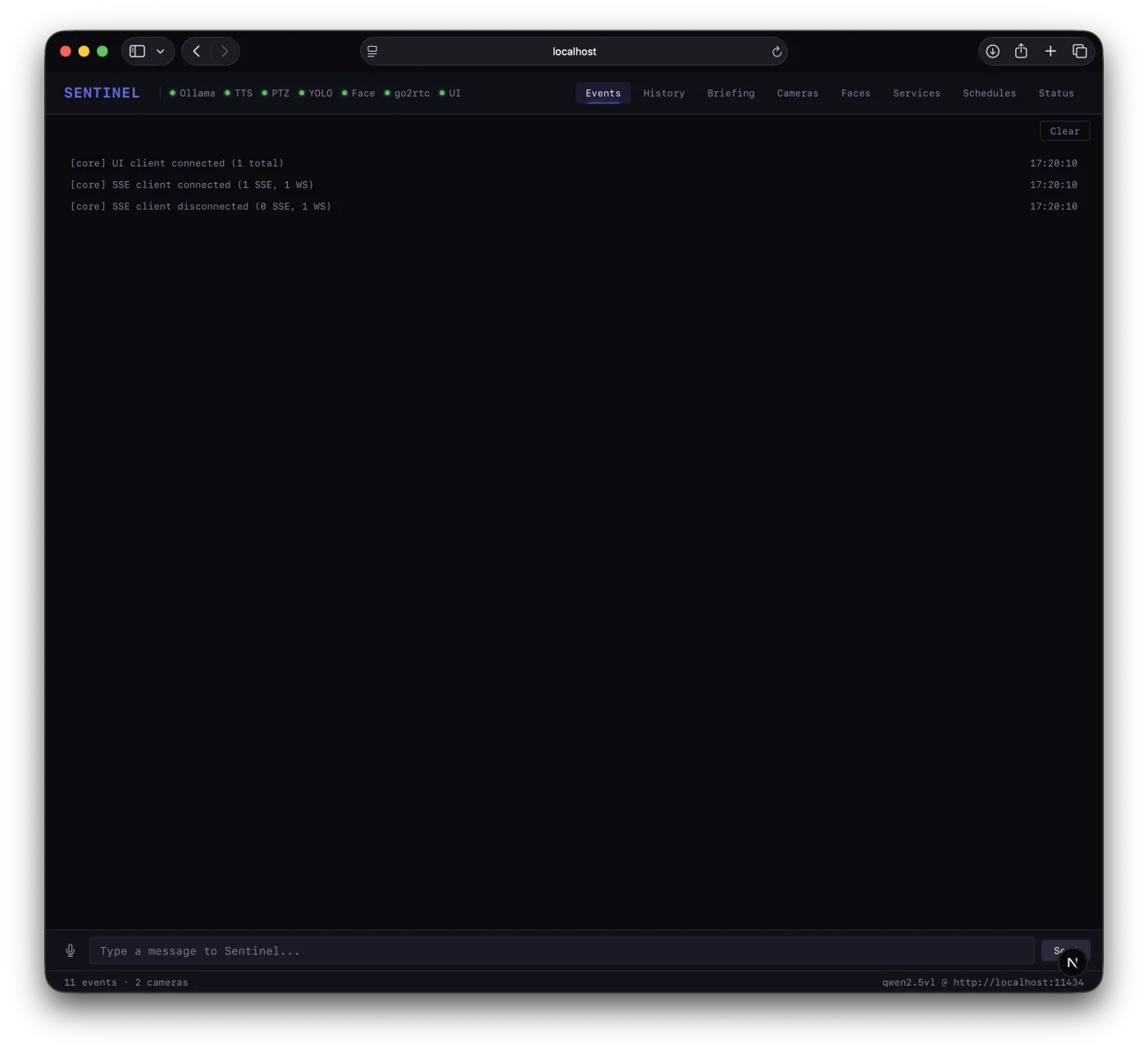 Sentinel desktop